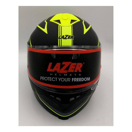 Kask integralny LAZER VERTIGO EVO RACE BLACK/YELLOW czarny szary żółty fluo