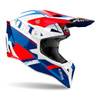 Kask cross AIROH WRAAAP FEEL BLUE/RED GLOSS niebieski czerwony biały