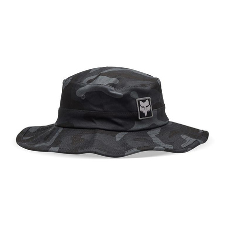 Czapka z daszkiem FOX BASE OVER SUN BLACK CAMO czarny szary