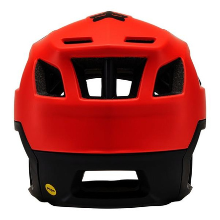 Kask rowerowy FOX DROPFRAME ORANGE FLAME pomarańczowy fluo