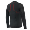 Koszulka termoaktywna DAINESE NO-WIND THERMO LS BLACK/RED czarny czerwony