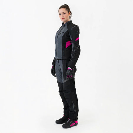 Kurtka tekstylna damska SHIMA RUSH 2.0 VENTED LADY PINK szary różowy czarny