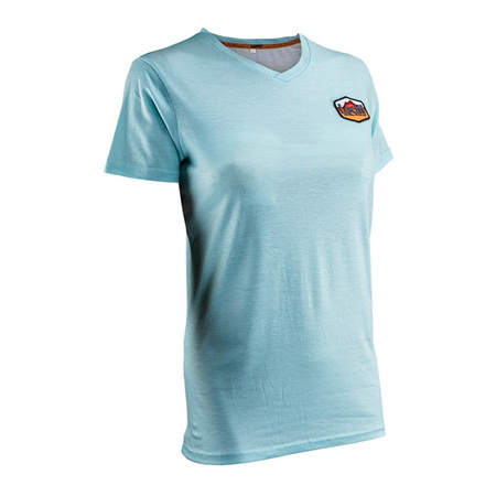 Koszulka T-shirt damski LEATT PREMIUM LADY TEAL niebieski