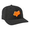 Czapka z daszkiem FOX TRANSPOSITION FLEXFIT BLACK/ORANGE czarny pomarańczowy