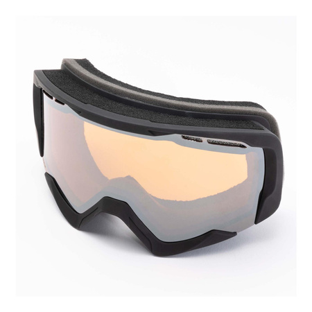 Gogle motocyklowe IMX SNOW BLACK MATT/BLACK SZYBA PODWÓJNA CLEAR + BROWN czarny