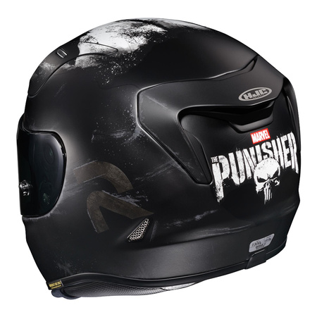 Kask integralny HJC RPHA 11 PUNISHER MARVEL BLACK czarny mat biały mat