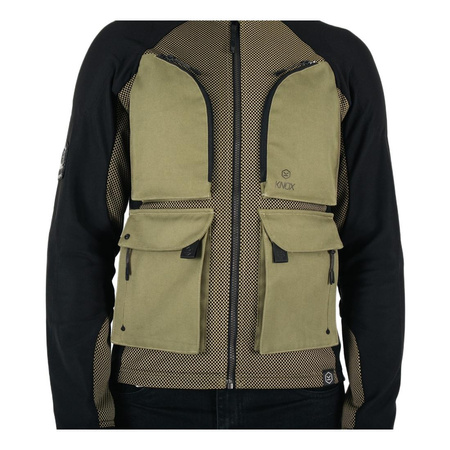 Kurtka tekstylna KNOX TOR SAGE zielony czarny