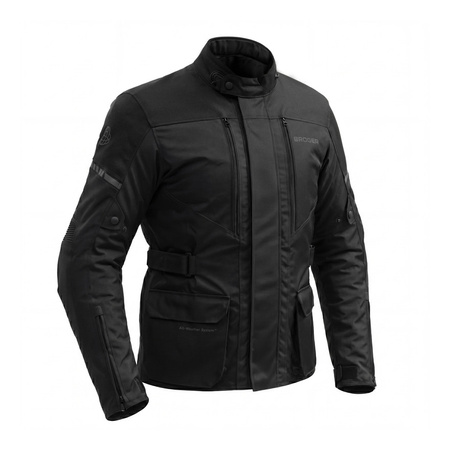 Kurtka tekstylna BROGER OVERLAND BLACK czarny