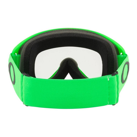 Gogle motocyklowe OAKLEY O FRAME 2.0 PRO XS MX MOTO GREEN CLEAR zielony