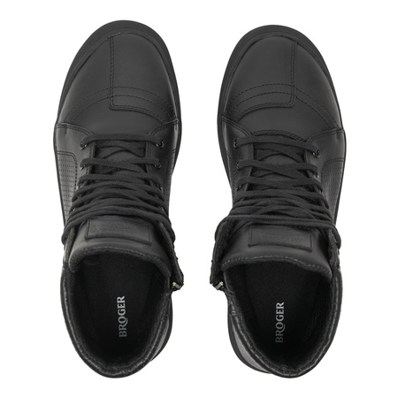 Buty krótkie BROGER CALIFORNIA PERFORATED BLACK czarny