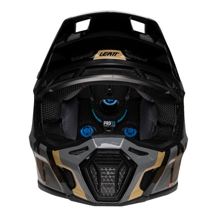 Kask cross z goglami LEATT KIT MOTO 8.5 V25 BLACK czarny