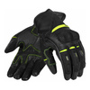 Rękawice miejskie SECA AXIS MESH II FLUO YELLOW czarny żółty fluo