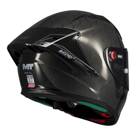 Kask integralny MT KRE+ S PURE GLOSS CARBON/BLACK