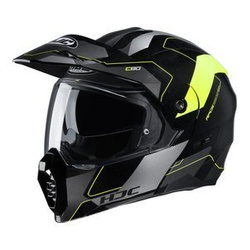 Kask modułowy HJC C80 ROX BLACK/YELLOW czarny żółty fluo szary