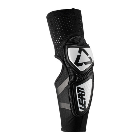 Ochraniacze łokci dziecięce LEATT CONTOUR JUNIOR WHITE/BLACK czarne białe