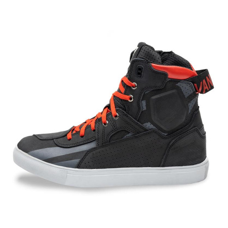 Trampki motocyklowe REBELHORN VANDAL PRINTED BLACK/RED czarny czerwony