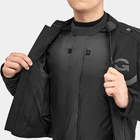 Kurtka tekstylna VORG HORNET BLACK czarny