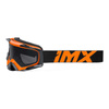 Gogle motocyklowe IMX DUST ORANGE MATT/BLACK SZYBA DARK SMOKE + CLEAR pomarańczowy czarny