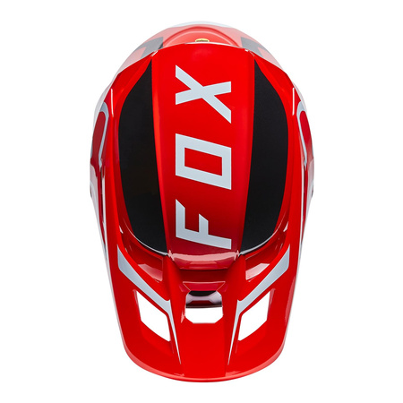 Kask cross FOX V2 MERZ FLUORESCENT RED czerwony fluo biały czarny