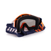 Gogle motocyklowe IMX SAND ORANGE/WHITE/BLUE SZYBA SILVER IRIDIUM + CLEAR pomarańczowy granatowy biały