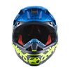 Kask cross ALPINESTARS SUPERTECH S-M8 RADIUM AQUA/FLUO YELLOW/NAVY niebieski żółty fluo zielony