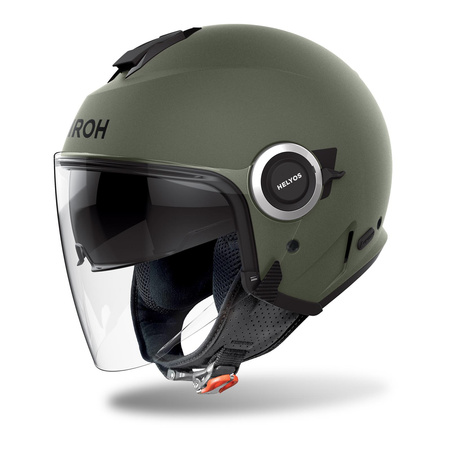 Kask otwarty AIROH HELYOS COLOR MILITARY GREEN MATT zielony