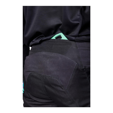 Spodnie cross FOX 180 TOXSYK BLACK czarny niebieski