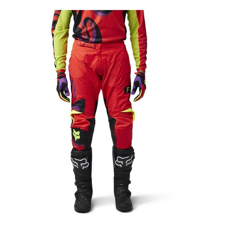 Spodnie cross FOX 180 EMOTION FLUORESCENT RED czerwony fluo