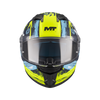 Kask integralny MT STINGER 2 ROCKET BLACK/YELLOW/BLUE MATT czarny żółty niebieski