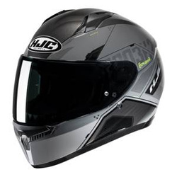 Kask integralny HJC C10 INKA BLACK/YELLOW szary żółty fluo czarny
