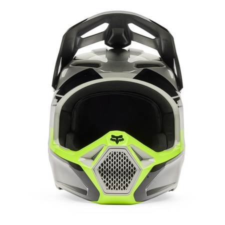 Kask cross FOX V1 COLLECT GREY/YELLOW szary żółty fluo