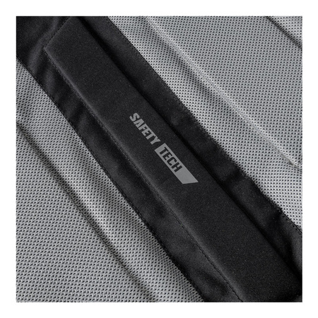 Kurtka tekstylna OZONE DART SILVER/BLACK srebrny czarny