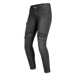 Jeansy motocyklowe damskie BROGER OHIO LADY WASHED GREY szary