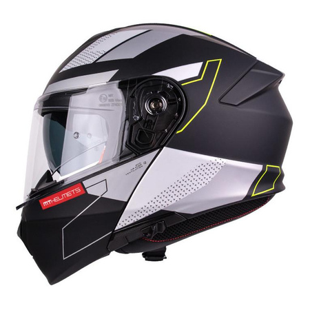 Kask szczękowy MT GENESIS SV TALO MATT BLACK/GREY czarny szary