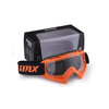 Gogle motocyklowe IMX MUD ORANGE MATT SZYBA CLEAR pomarańczowy czarny mat