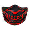 Szczęka do kasku SCORPION EXO-COMBAT BLACK/RED czarny czerwony