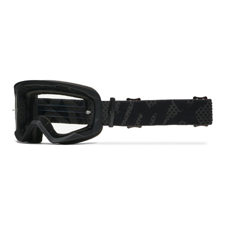 Gogle motocyklowe IMX ENDURANCE FLIP BLACK MATT/BLACK SZYBA IRIDIUM GOLD + CLEAR czarny mat