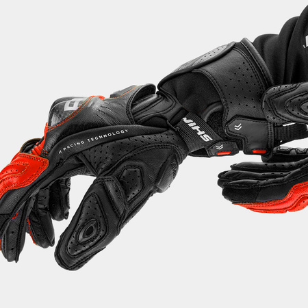 Rękawice sportowe SHIMA RS-3 RED FLUO czarny czerwony fluo