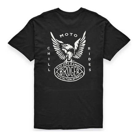 Koszulka T-shirt BROGER EAGLE BLACK czarny