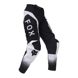 Spodnie cross dziecięce FOX JUNIOR 180 LEAN BLACK/WHITE czarny biały