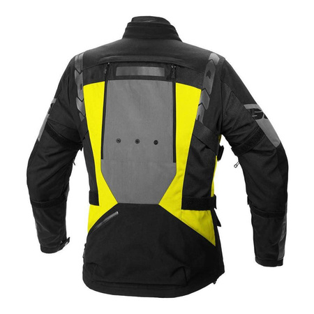 Kurtka tekstylna SPIDI 4 SEASON EVO YELLOW FLUO szary czarny żółty fluo