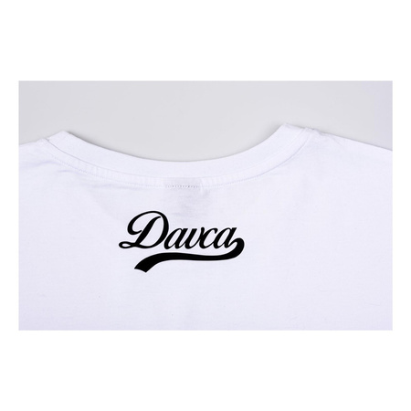 Koszulka T-shirt DAVCA CARDS WHITE biały beżowy zielony