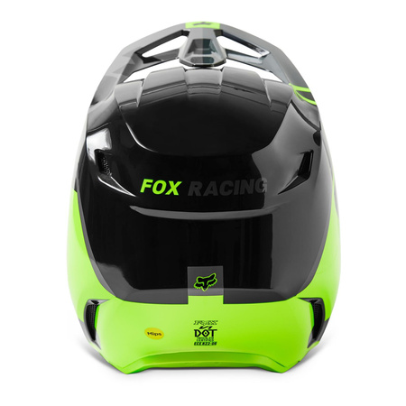 Kask cross FOX V1 XPOZR BLACK/GREY czarny szary żółty fluo