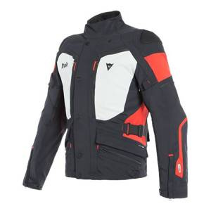 Kurtka tekstylna DAINESE CARVE MASTER 2 D-AIR GORE-TEX z poduszką powietrzną BLACK/WHITE/RED czarny biały czerwony