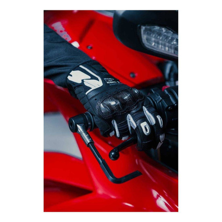 Rękawice miejskie SPIDI G-CARBON BLACK/WHITE czarny biały