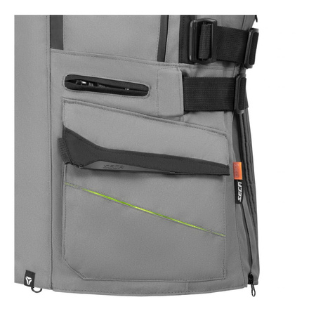 Kurtka tekstylna damska SECA ARRAKIS III LADY TITANIUM szary żółty fluo czarny