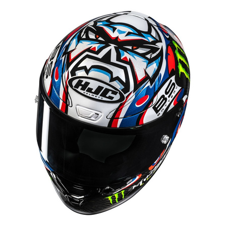 Kask integralny HJC RPHA 1 V2 CARBON QUARTARARO LE MANS 3 REPLICA BLACK/BLUE czarny niebieski