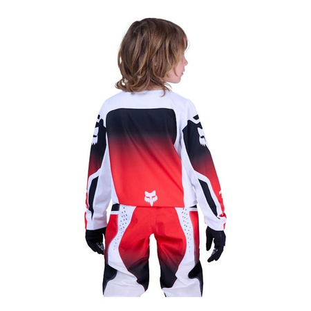 Bluza cross dziecięca FOX JUNIOR 180 SHIELD FLUO RED czerwony fluo