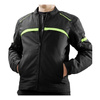 Kurtka tekstylna OZONE NEO BLACK/FLO YELLOW czarny żółty fluo