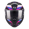 Kask integralny AXXIS FENIX TURBULENCE B8 GLOSS niebieski różowy czarny biały